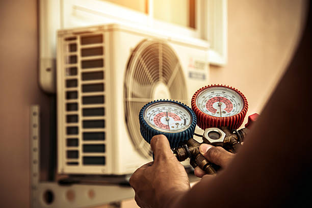 Professional Hvac technician working in Branchdale, PA
